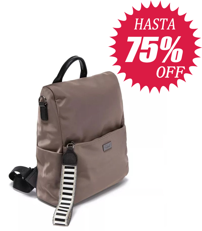    Mochila Grande Taupe